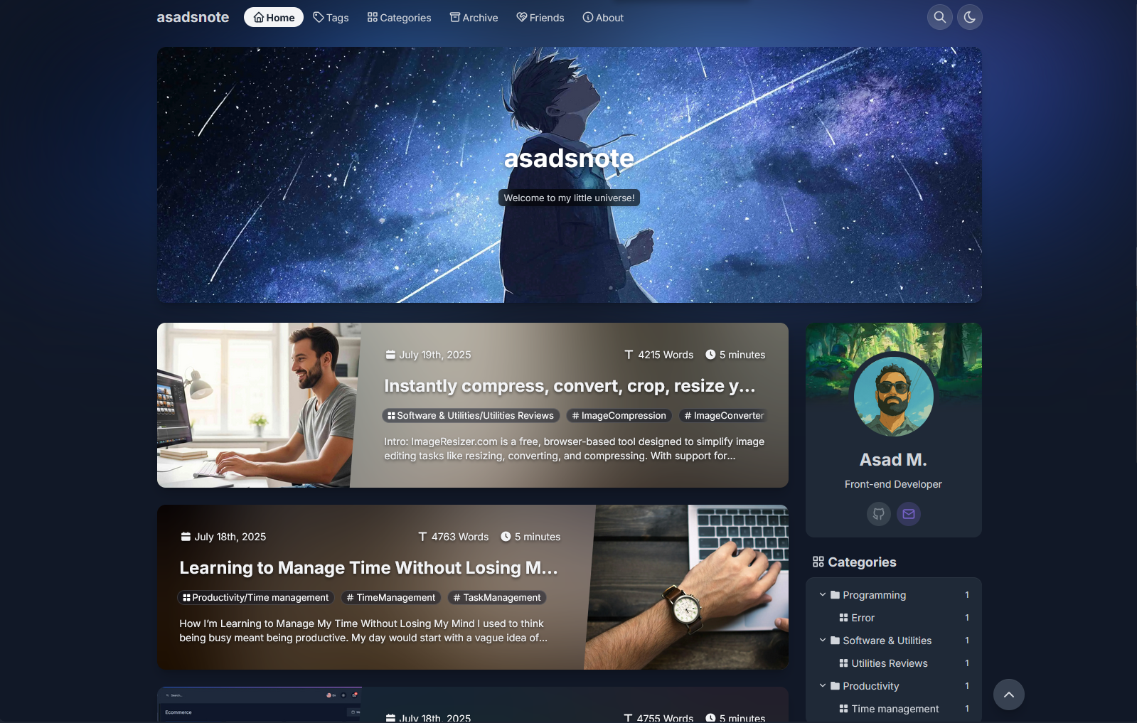 asadsnote - personal blog